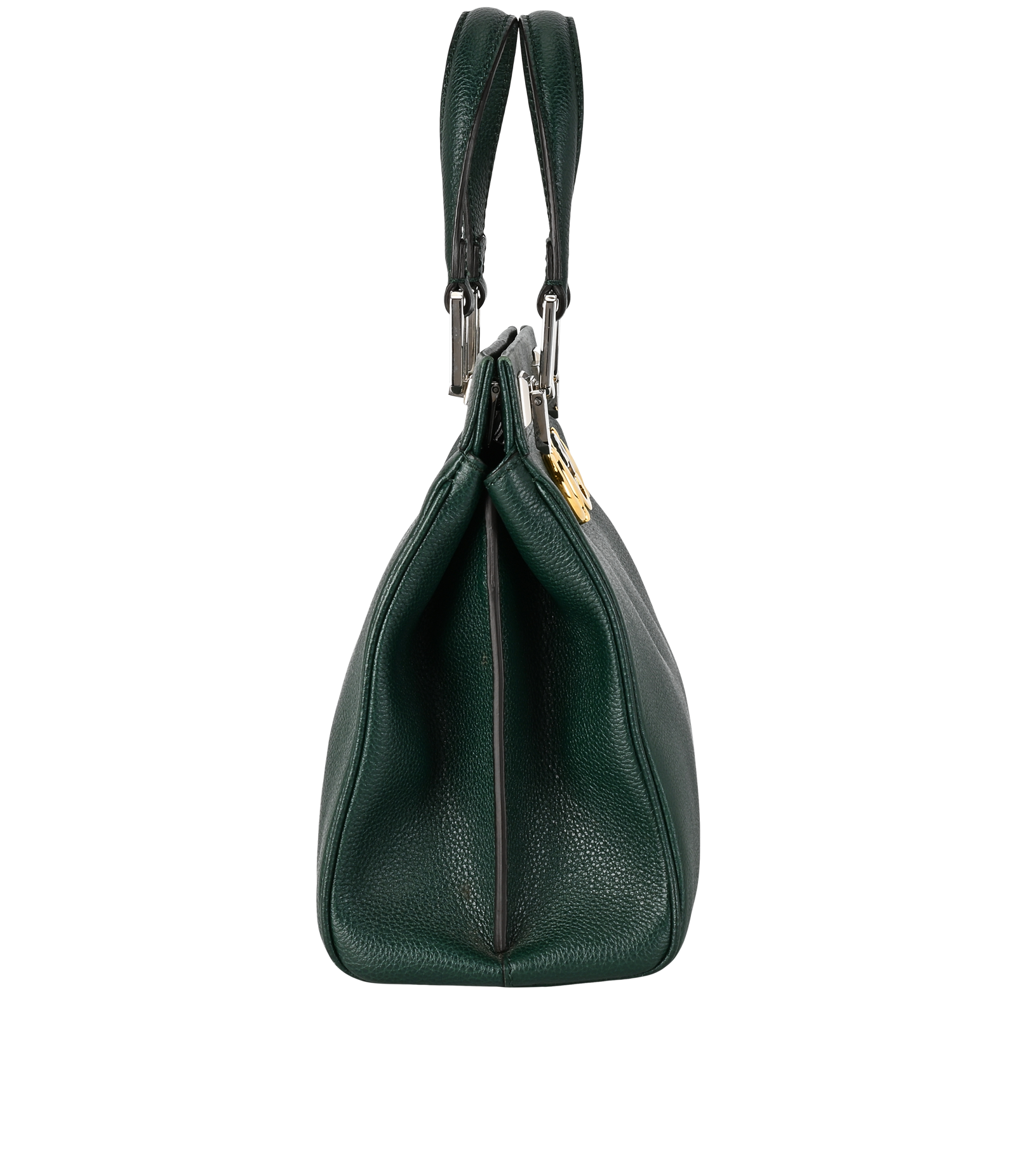 Small Zumi, &pound;790, Handbags, Green, Leather, Side view